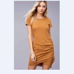 LA MIEL Mustard Dress